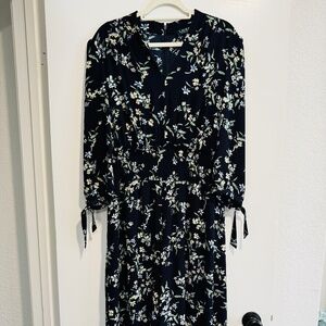 Ralph Lauren Navy Floral Jumpsuit